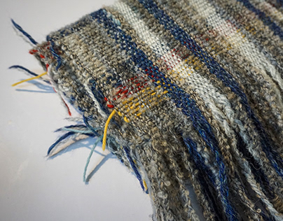Hand Weave: Wool scarf