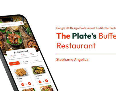 The Plate's Buffet Restaurant - Google UX Design