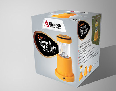 LED Lantern Product Package Designs
