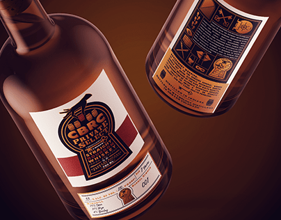 CBRC Private Select Whiskey Labels