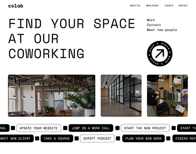 Co-working space | Landing page