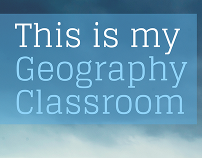 This is my Geography Classroom!