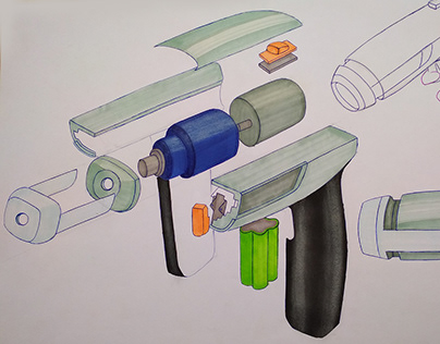 Product Exploded View Sketches