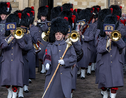 Changing Guard At Windsor Castle