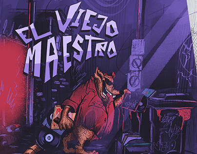 Project thumbnail - Eddy Mugre · El Viejo Maestro | Cover Art + Visualizer