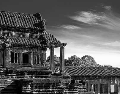 Angkor Wat in Gray