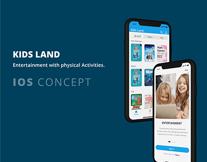 Project thumbnail - iOS Presentation - Kids Land App
