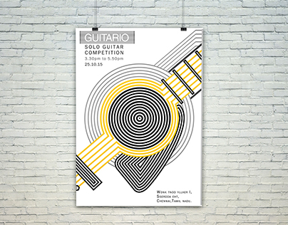 Guitar competition - Poster