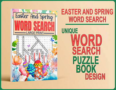 Easter And Spring Word Search Cover Book