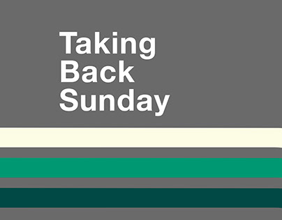 Taking Back Sunday TAYF Poster Designs (Unused)