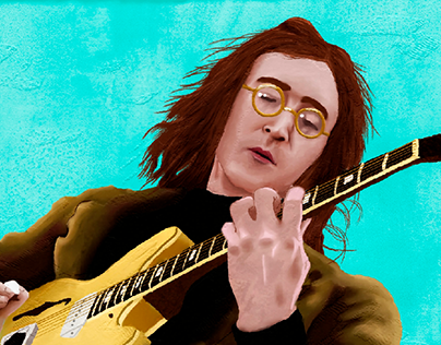 John Lennon in the Rooftop Concert