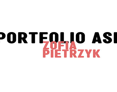 PORTFOLIO ASP ZOFIA PIETRZYK