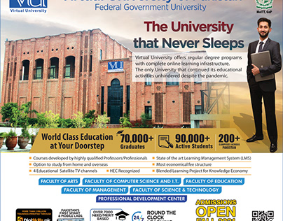 Virtual University Half Page Final Ad