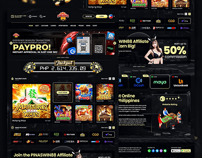 Online Casino Web Design - Pinaswin88
