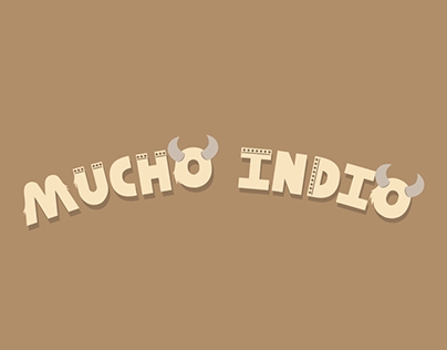 Etiqueta Vintage "Mucho Indio"