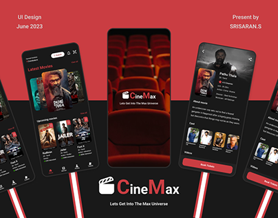 Movie Ticket Booking App | Cinemax | UI Design