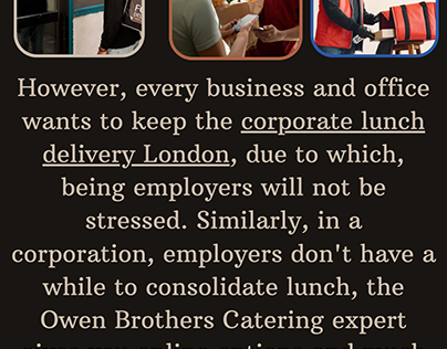 Corporate Lunch Delivery London The Best Option?