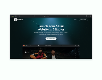 Redesign for musicians' business management platform