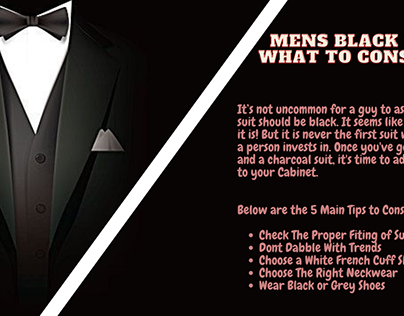 Black Suit for Men
