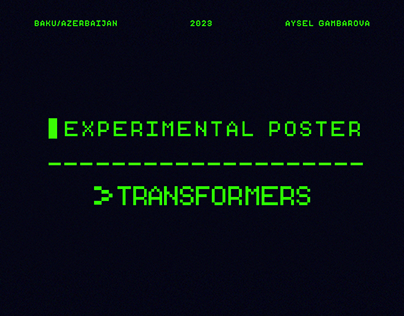 Experimental Poster Design vol. 1