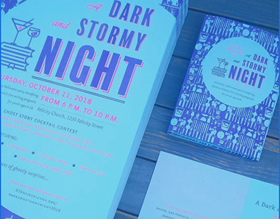 Dark and Stormy Night_Invitation and Poster Design