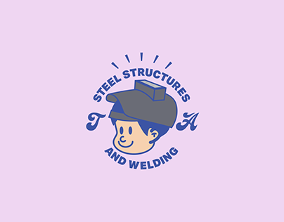 TA Steel Structures & Welding Logo Design