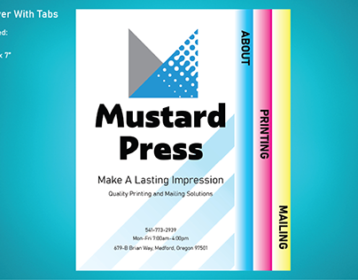 Mustard Press Brochure