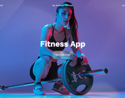 Fitness ap UI/UX Case study
