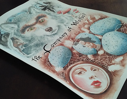 The Company of Wolves - Arte para cartaz de filme