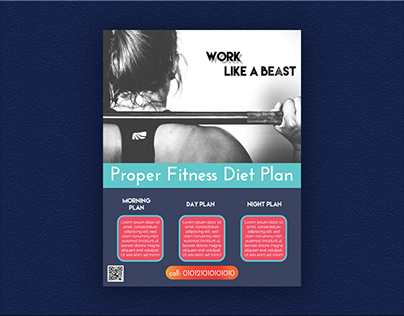 Simple Diet Plan Flyer