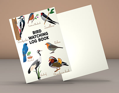 Bird Watching Log Book KDP Book Cover