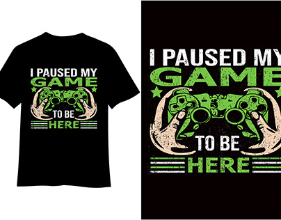 Gaming unique T-shirt design