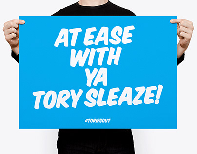 Tory Sleaze | Typographical Poster