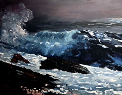 Master Copy of Winslow Homer's "Sunlight on the Coast"