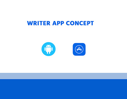 Writer App Homepage UI