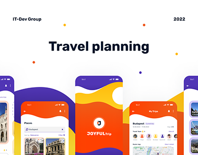 Mobile App Design - Travel planning