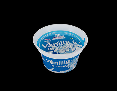 3D vanilla ice cream for iglo bangladesh
