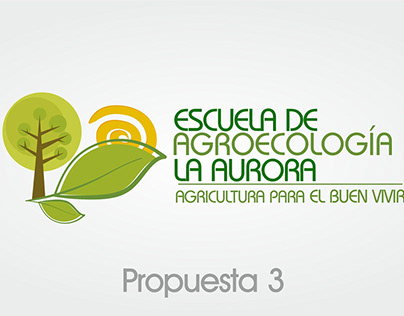 Creación de logotipo Escuela de Agroecología La Aurora