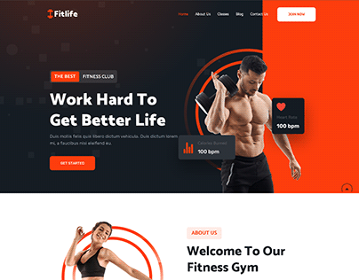 FitLife (Fitness Gym) Website