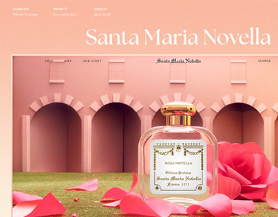 Santa Maria Novella : Website Redesign (UXUI)