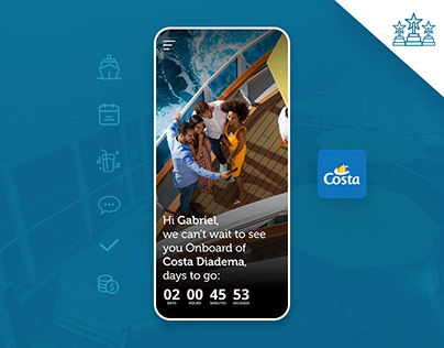 Costa App 2019 - UI/UX Design