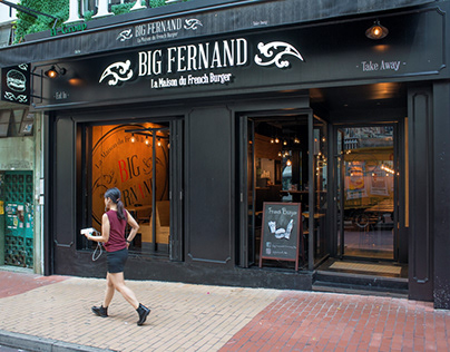 Big Fernand retail design in Hong Kong