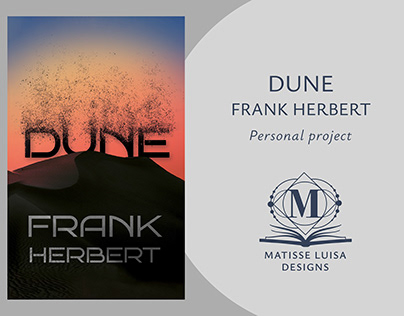 (personal project) Dune by Frank Herbert book cover