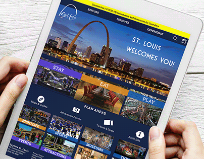 Rebrand of Saint Louis Tourism Logo and Website