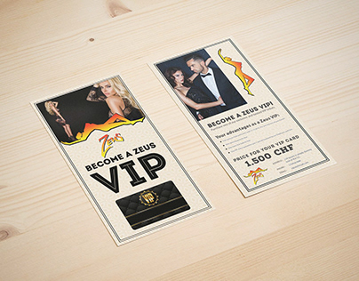 VIP Rack-Card Mockup