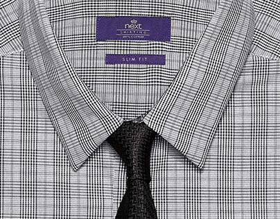 Prince Of Wales Check Shirt & Tie Set