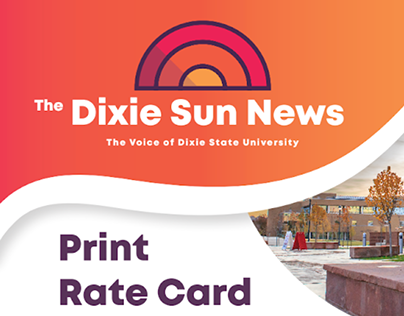 Dixie Sun News Rate Card