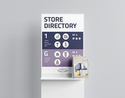 Wayfinding / Retail Signages - Chlo Beauty Store