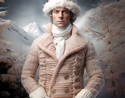 Knitted American Civil War Dandy, winter 2025/26.