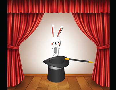 Rabbit magic show